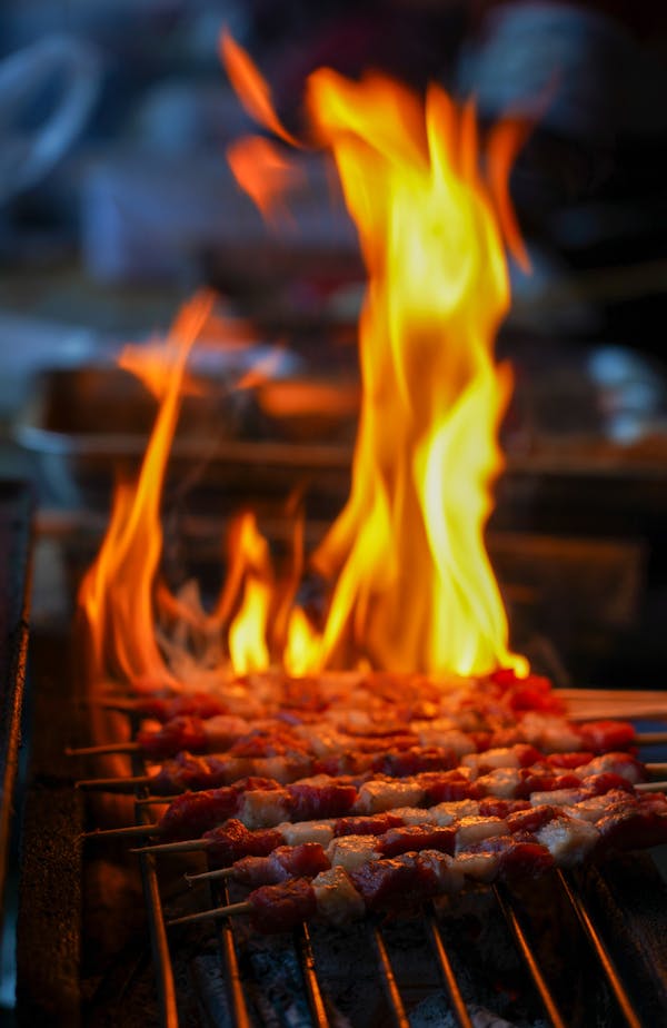 Barbecue grill outdoor summer