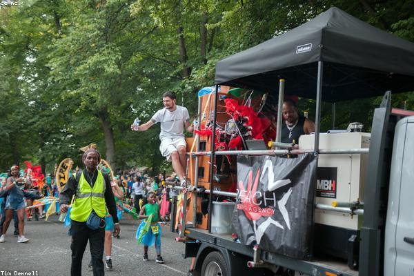 Carnival costume parade celebration